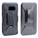 Wholesale Samsung Galaxy S6 Edge Holster Combo Belt Clip (Black)